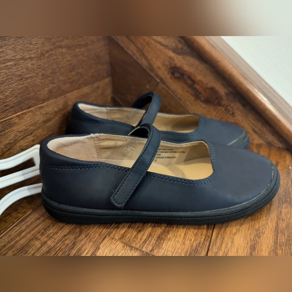 NWT Girls' Omega Ballet Flats - Cat & Jack Navy Size 1 - Picture 3 of 13